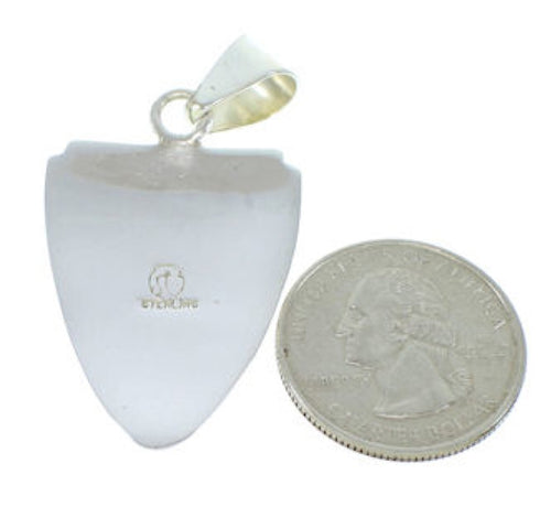 Silver Hand Multicolor Inlay Southwest Pendant YS73206